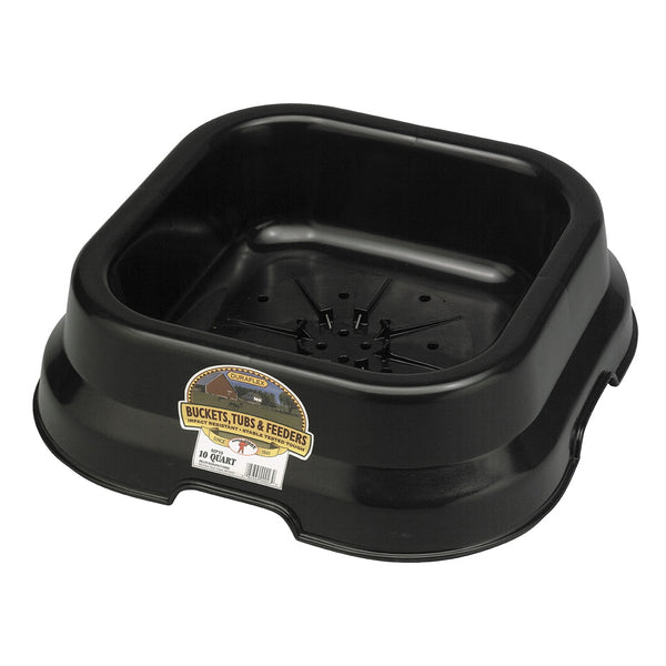 Miller 10qt salt and mineral block pan - black
