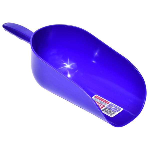 Tuff Stuff open round feed scoop - purple