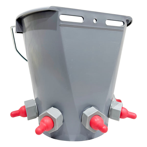 Lamb feeder bucket plastic with 5 teat