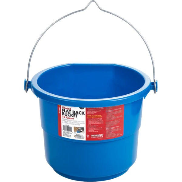 10 Quart Heated Flat Back Bucket