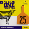 Z Tags 1 piece cow printed (25 units-package)