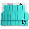 Z Tags 1 piece cow printed (25 units-package)