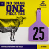 Z Tags 1 piece cow printed (25 units-package)