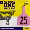 Z Tags 1 piece cow printed (25 units-package)