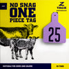 Z Tags 1 piece calf printed (25 units-package)
