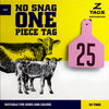 Z Tags 1 piece calf printed (25 units-package)