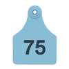 Allflex Large Complete Numbered Tags (Blue) 25 pack