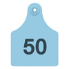 Allflex Maxi Complete Numbered Tags (Blue)