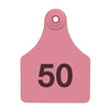 Allflex Large Complete Numbered Tags (Pink) 25 pack