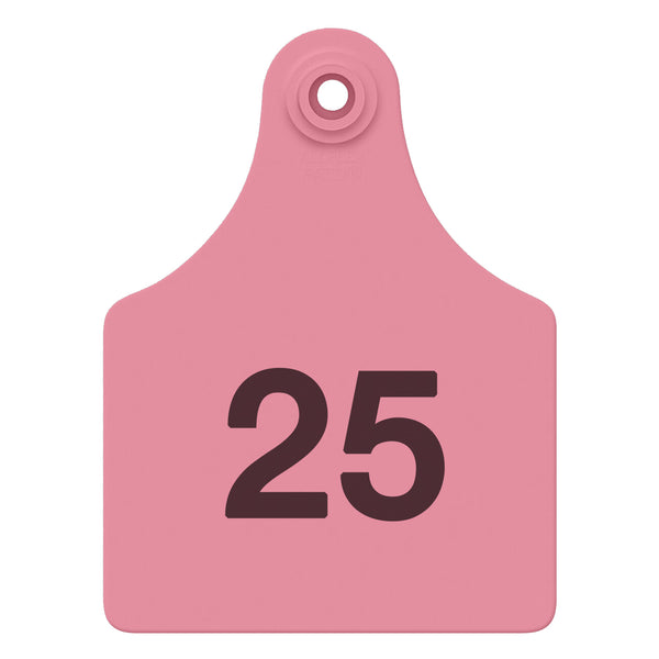 Allflex Maxi Complete Numbered Tags (Pink)