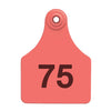 Allflex Large Complete Numbered Tags (Red) 25 pack