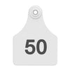 Allflex Large Complete Numbered Tags (White) 25 pack