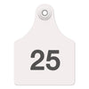 Allflex Maxi Complete Numbered Tags (White)