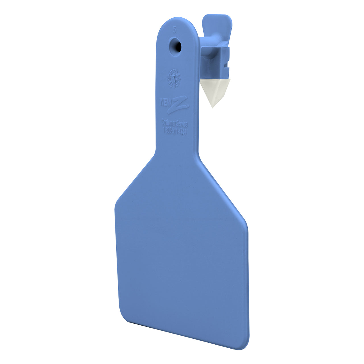 Z Tags 1 piece long neck calf blank (Blue) 25 pack