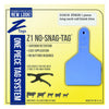 Z Tags 1 Piece Long Neck Calf Blank (Blue) 25 Pack - 1 Piece Long Neck Calf Blank Tag Z Tags - Canada