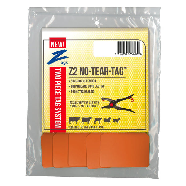 Z Tags Z2 2 Piece Maxi Blank (Orange) - 2 Piece Maxi Blank Tag Z Tags - Canada