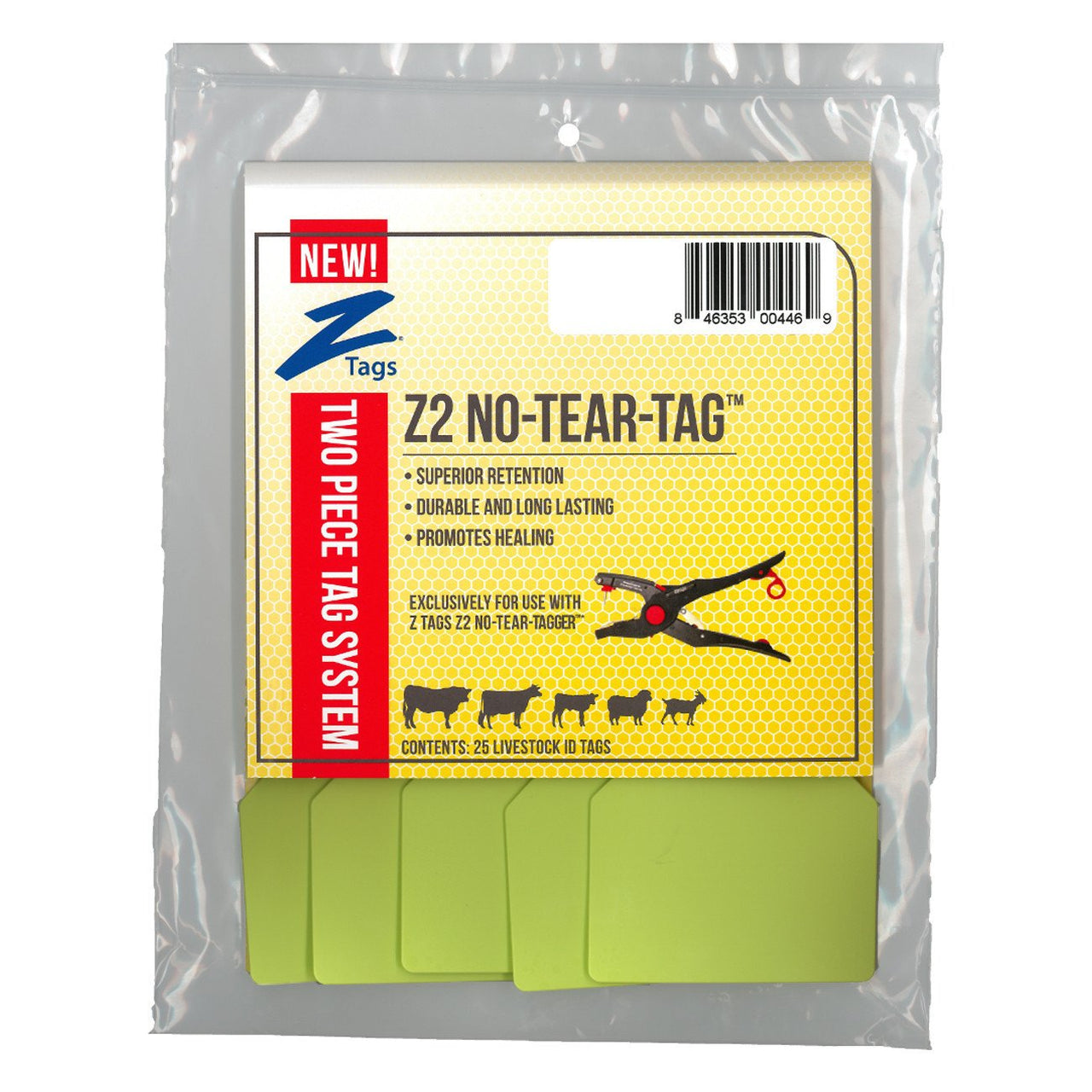 Z Tags Z2 2 Piece Maxi Blank (Light Green) - 2 Piece Maxi Blank Tag Z Tags - Canada