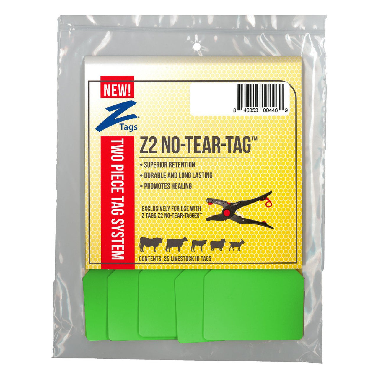 Z Tags Z2 2 Piece Maxi Blank (Green) - 2 Piece Maxi Blank Tag Z Tags - Canada