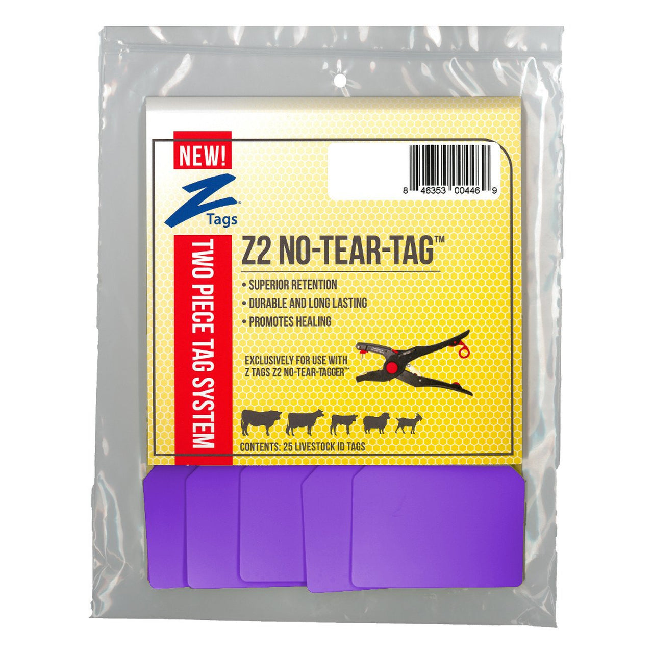 Z Tags Z2 2 Piece Maxi Blank (Purple) - 2 Piece Maxi Blank Tag Z Tags - Canada