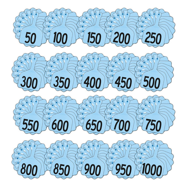Z Tags Feedlot Pre-Printed Tags Numbered 1-1000 (Blue) - Feedlot Tags Pre-Printed Tags Numbered 1-1006 Z Tags - Canada
