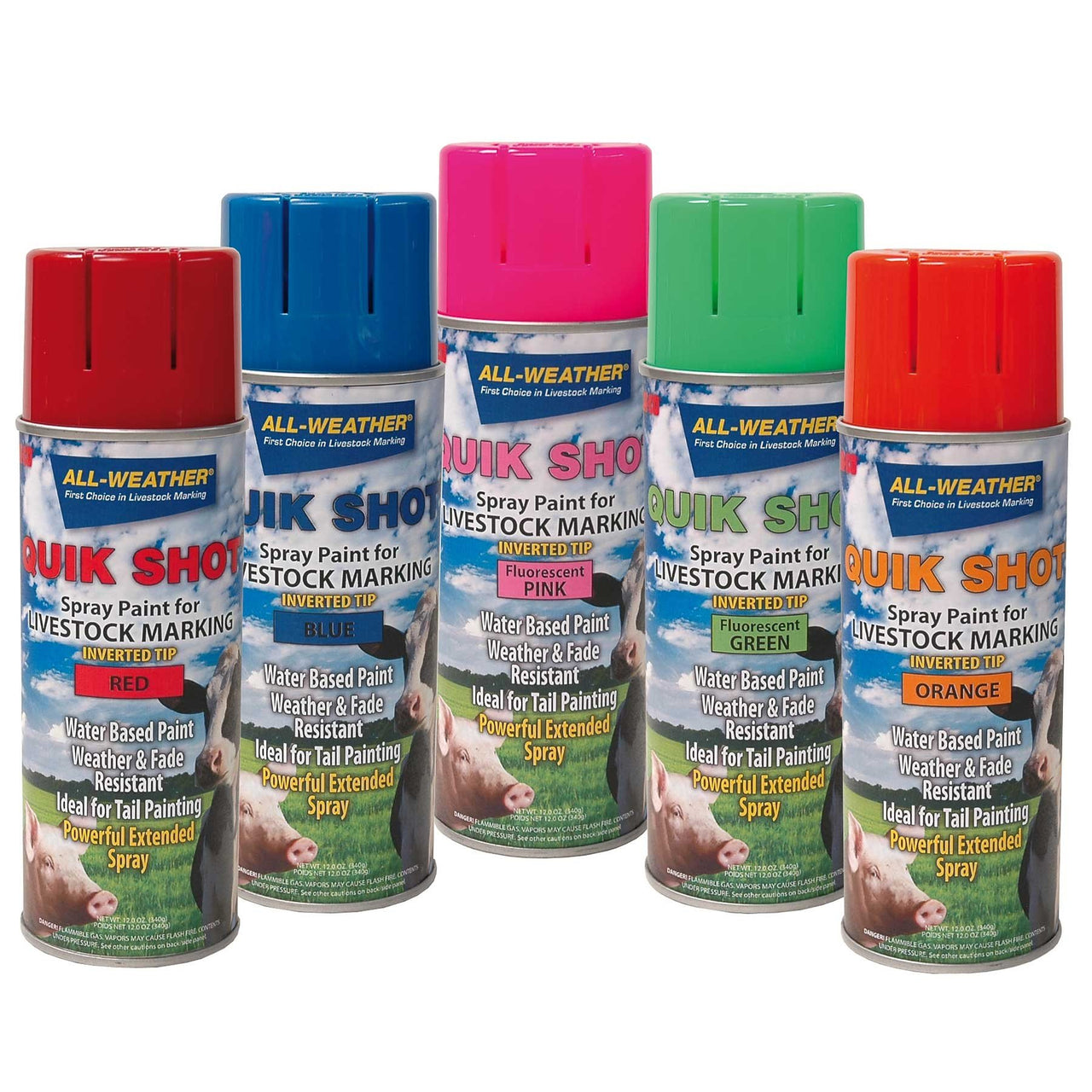 Laco Quik Shot Inverted Tip 16Oz (Various Colours) - Animal Marking Laco - Canada
