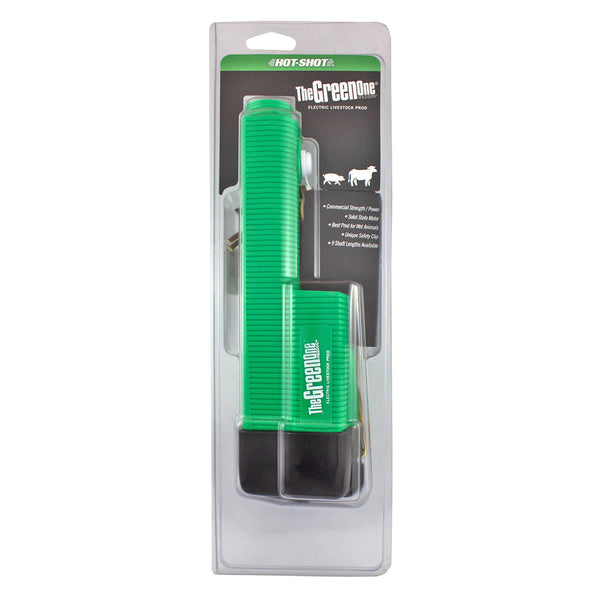 The Green One - Hot Shot Green Handle rechargeable with clampack