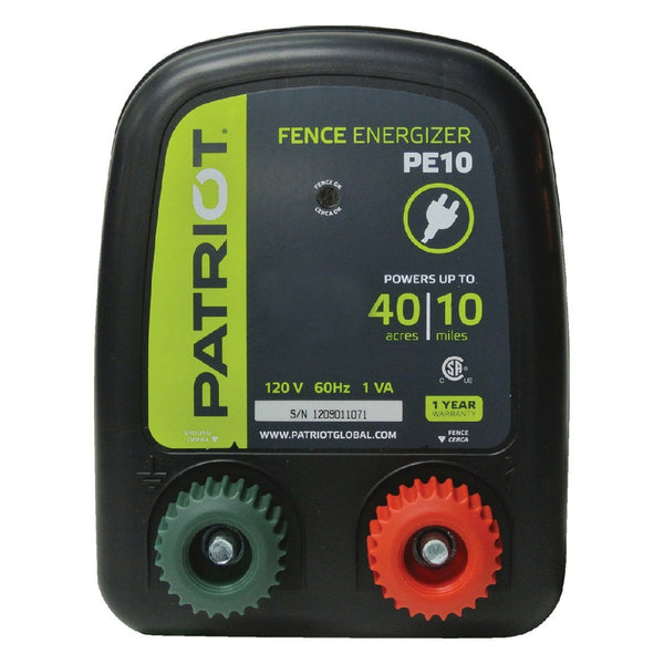 Patriot Pe10 Fence Charger (Ac) - Fencing Patriot - Canada