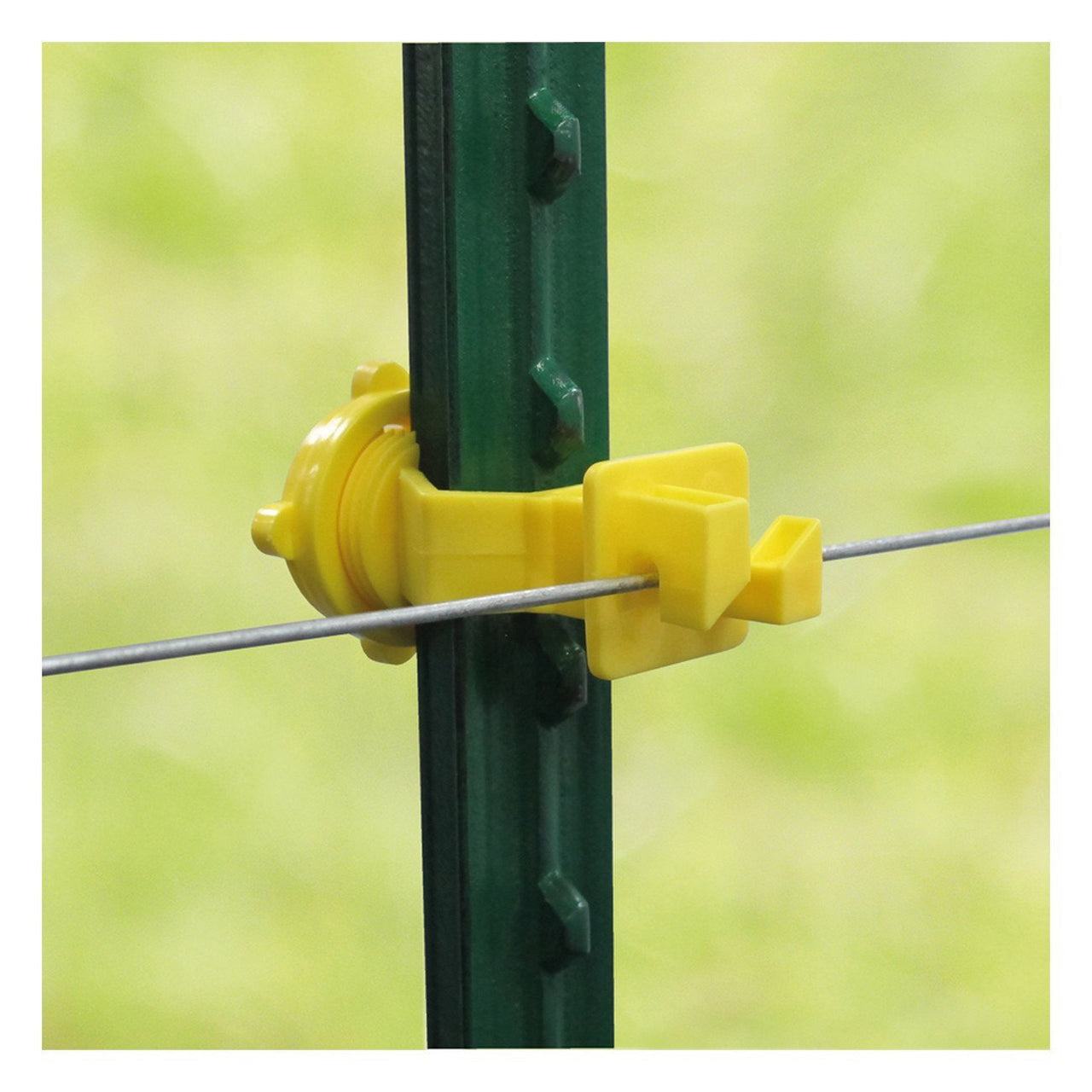 Patriot T-Post Screw On Insulator - Yellow (25 Pack) - Fencing Patriot - Canada