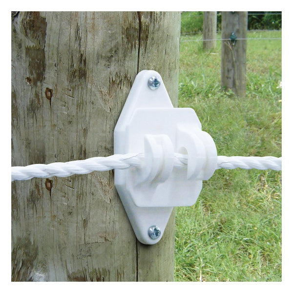 Patriot White Wood Post Claw Insulator (25 Pack) - Fencing Patriot - Canada