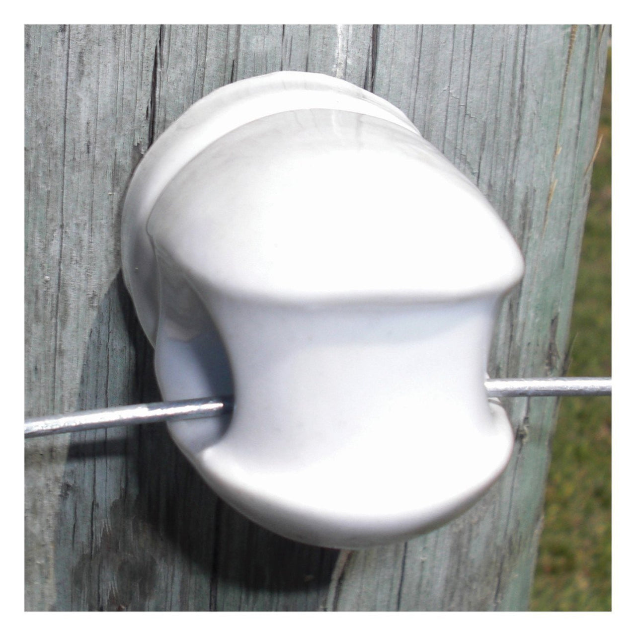 Standard Wood Post Screw-In Ring Insulator – Gallagher Fence