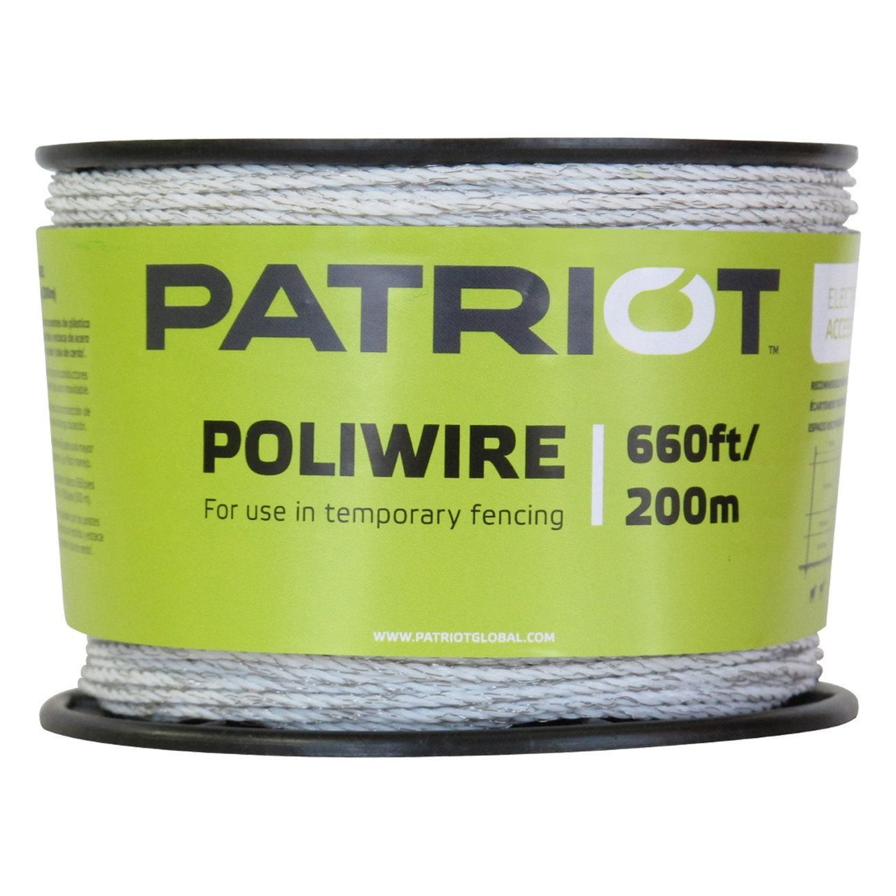 Patriot Poliwire - 660 White - Fencing Patriot - Canada