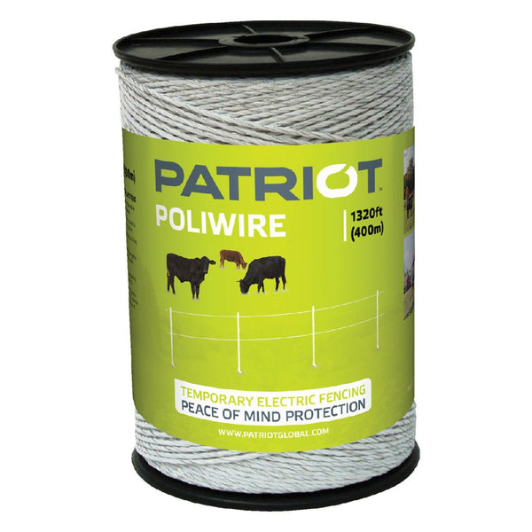 Patriot Poliwire - 1320 White - Fencing Patriot - Canada