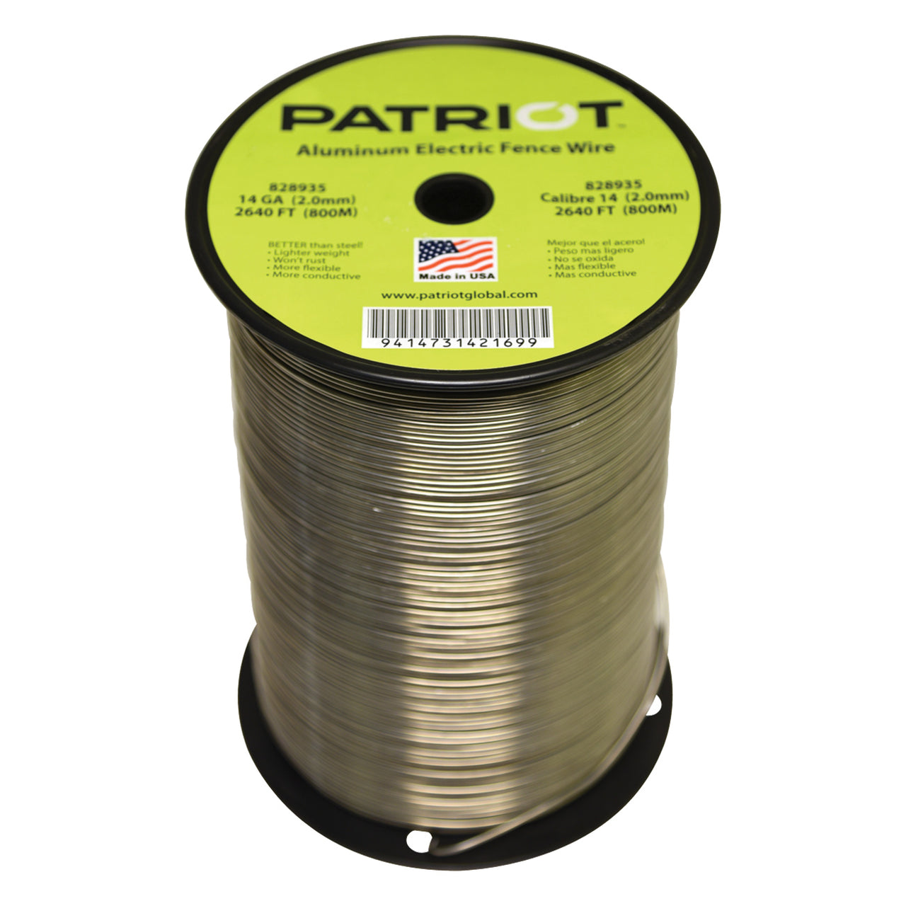 Patriot 14 Gauge Aluminum Wire 2640 - Fencing Patriot - Canada