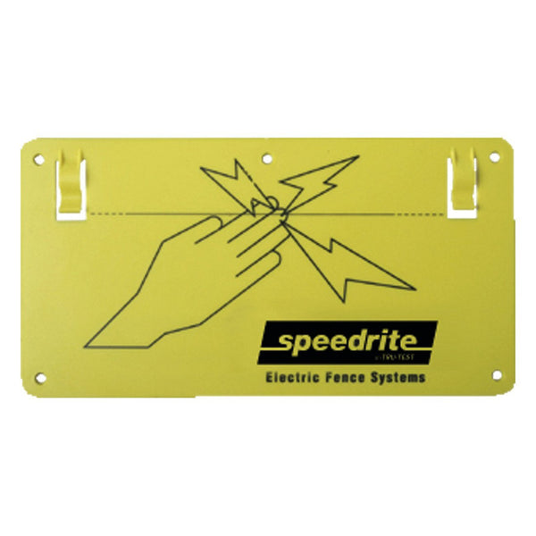 Speedrite Warning Sign (10X5X160Mil) (10 Pack) - Fencing Speedrite - Canada