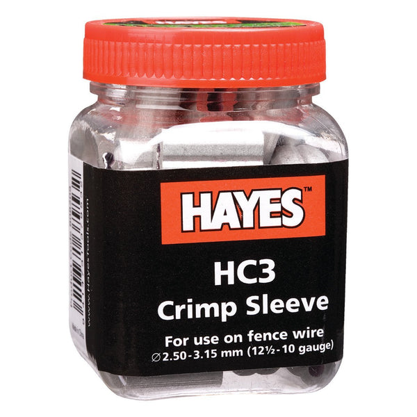 Hayes Hc3 Crimp 10 - 12 Ga. (50 Units) - Fencing Hayes - Canada