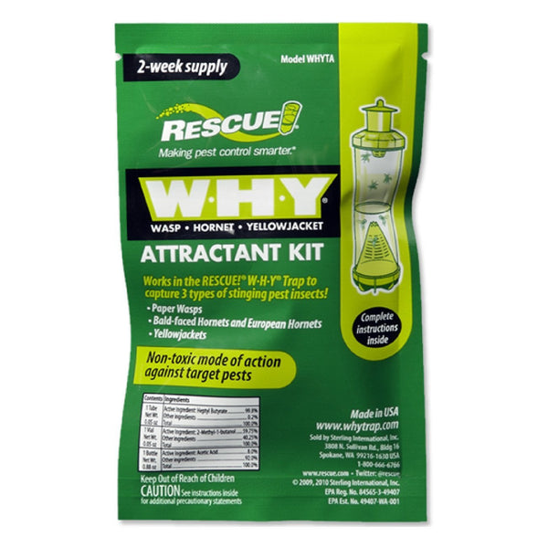 Rescue! Attractant For Reusable Yellowjacket Traps (36 Packs) - Pest Control Rescue! - Canada