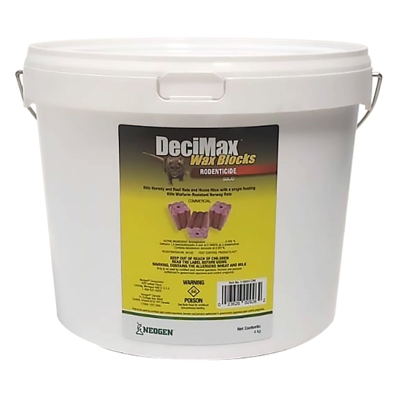 DeciMax wax blocks bromadiolone 0.005% (4kg)
