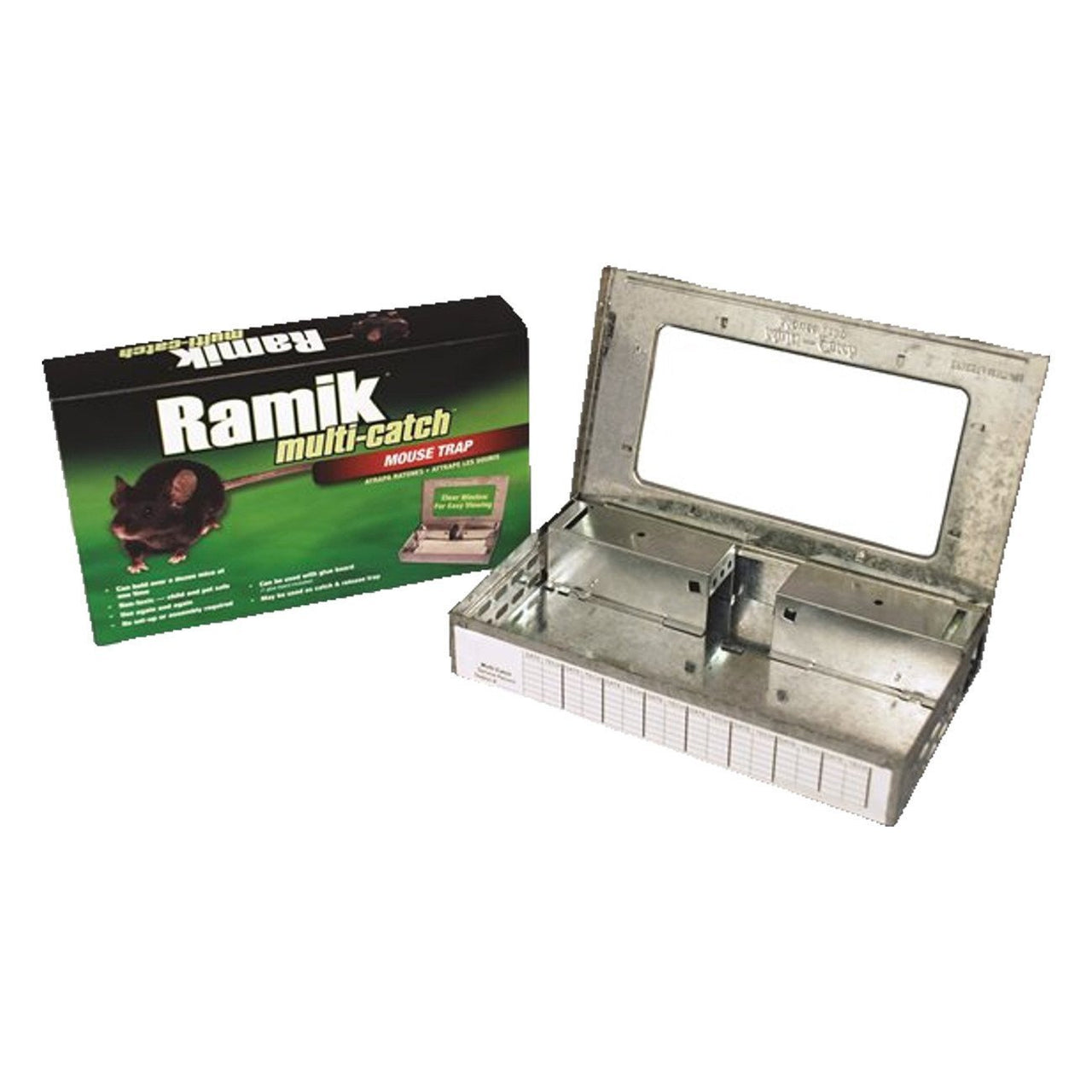Ramik Multi Catch Mouse Trap (Tin Cat Style) - Pest Control Ramik - Canada