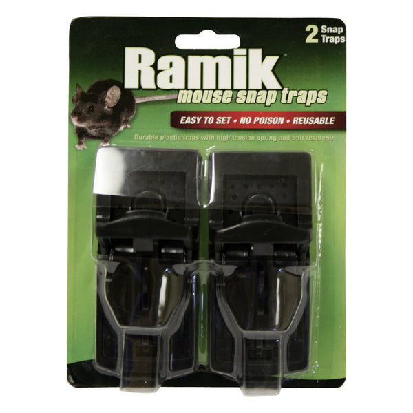 Ramik Mouse Snap Traps Plastic 2Pk - Ramik - Canada