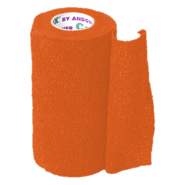 Andover Coflexvet 4X 15 Bandage (Orange) - Orange - Wound Dressing Andover - Canada