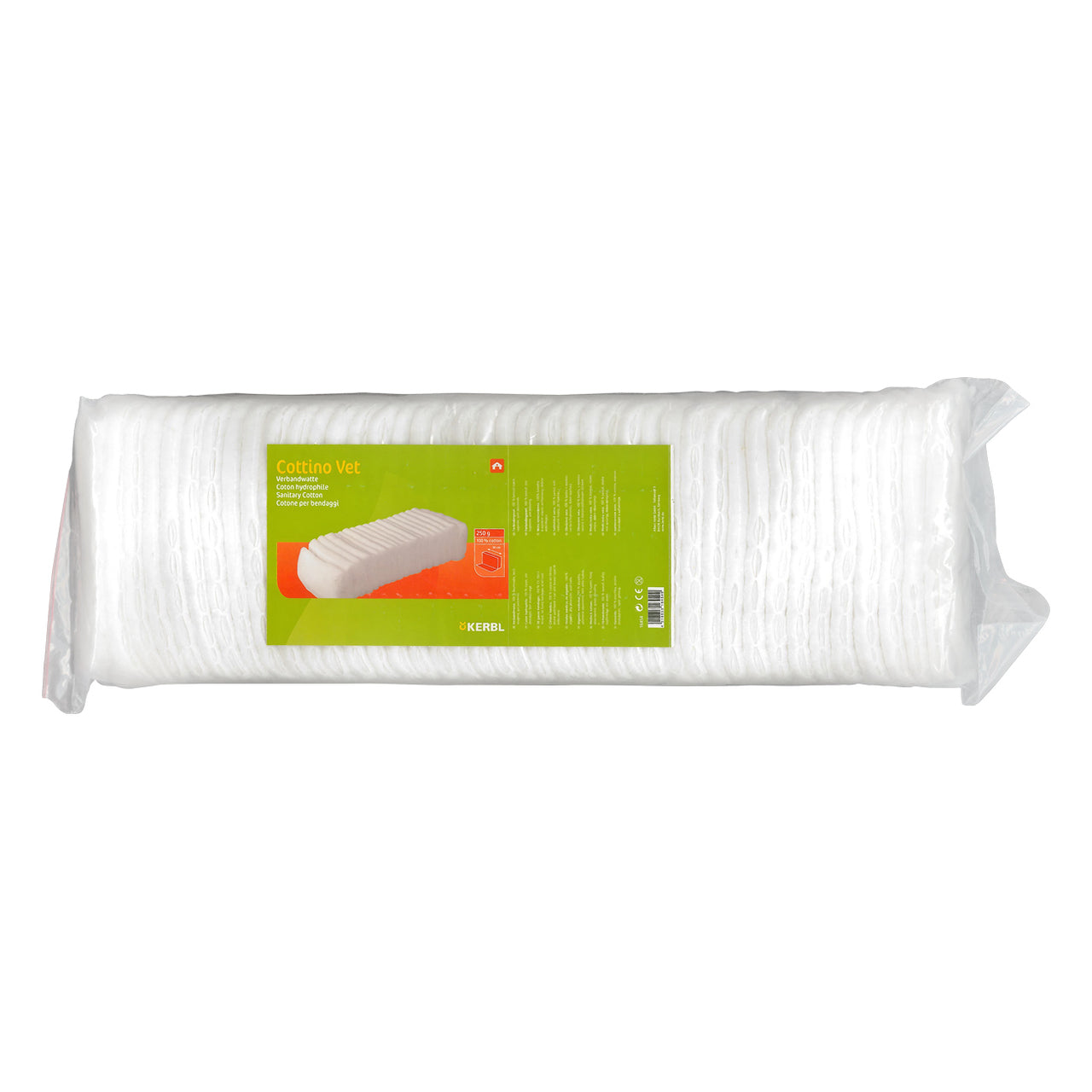 Kerbl Sanitary Cotton Cottino Vet 14Cm (250G) - Gauze Self-Adhering Wrap Bandage Cotton Pad Sanitary Cotton Kerbl - Canada