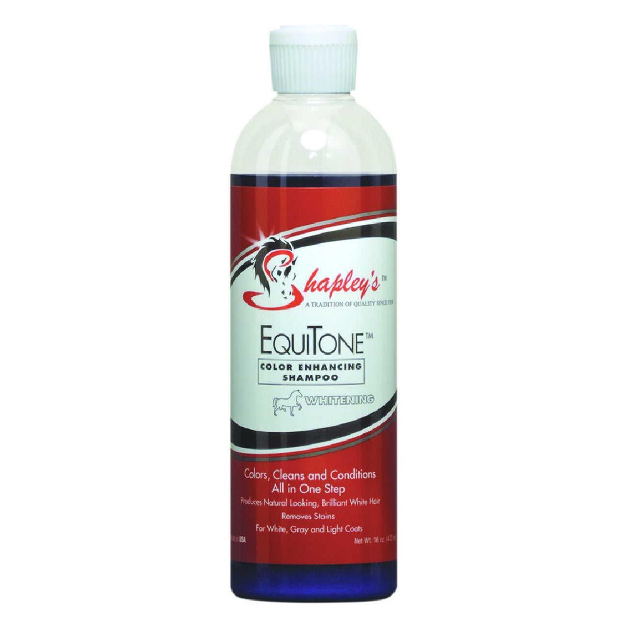 Shapleys Equitone Whitening Shampoo 473Ml Bottle - Equine Care Shapleys - Canada