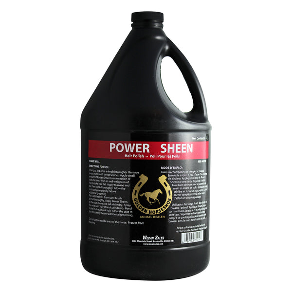 Ghs Power Sheen Hair Polish 4L - Hair Polish Shampoo/rinse Golden Horseshoe Animal Health - Canada