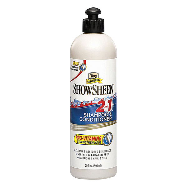Absorbine ShowSheen 2 in 1 Shampoo/Conditioner 590ml