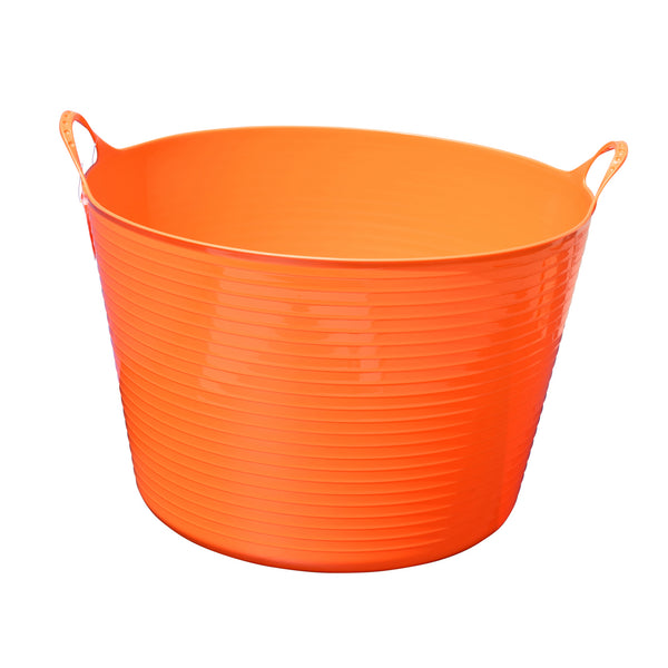 Tuff Stuff Flex Tub - Orange (4 Sizes) - Buckets Pails Feeders Scoops Tubs Bottles Tuff Stuff - Canada