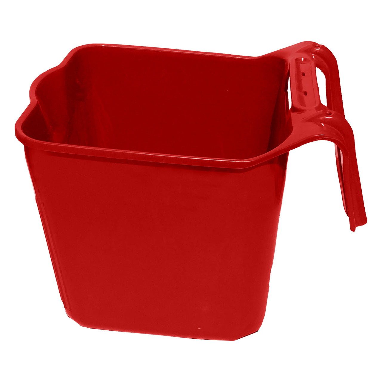 Tuff Stuff Square Fence Feeder 14 Qts (Red) - Buckets Pails Feeders Scoops Tubs Bottles Tuff Stuff - Canada