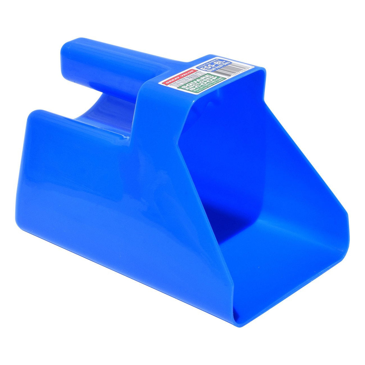 Tuff Stuff Enclosed Square Scoop - Blue - Buckets Pails Feeders Scoops Tubs Bottles Tuff Stuff - Canada