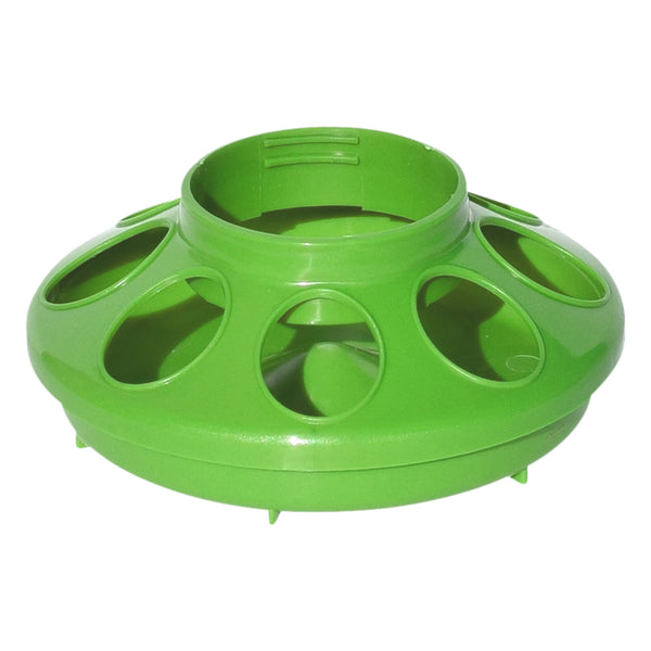 Tuff Stuff Enclosed Poultry Feeder 2 Lbs Bases (Lime) - Plastic Poultry Feeders Tuff Stuff - Canada