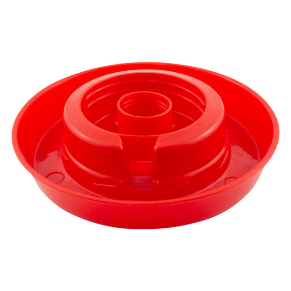 Tuff Stuff enclosed poultry drinker 1 Qts base (Red)