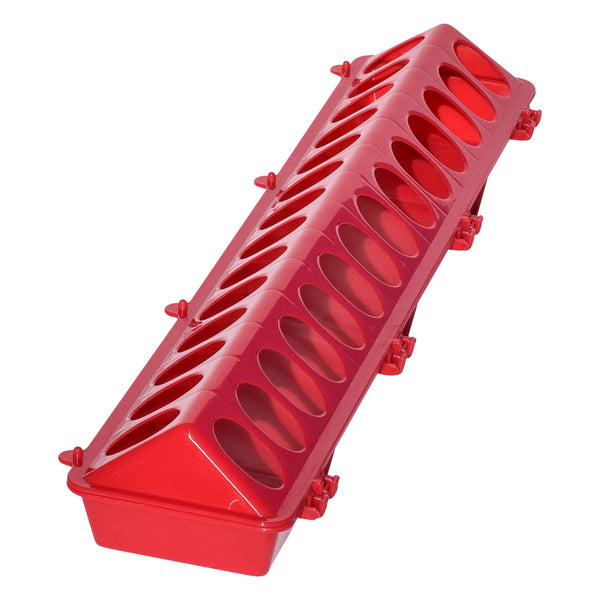 Tuff Stuff Poultry Ground Feeders 12 (Red) - Poultry Feeders Drinkers Tuff Stuff - Canada
